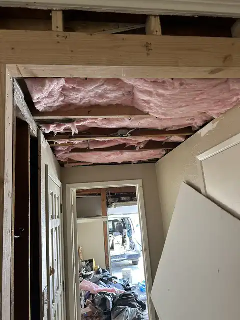 Patch work. Drywall hanging, taping, matching existing texture and clean up 2026 project photo